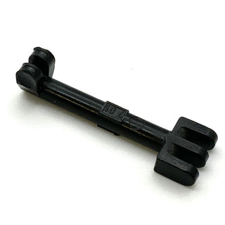 Hinge Bar 2.5L with 2 and 3 Fingers on Ends, Part# 2880 Part LEGO® Black - Decent Condition  