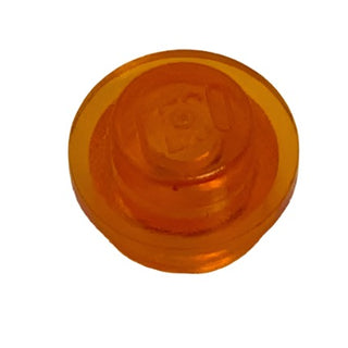 Plate Round 1x1, Part# 4073 Part LEGO® Trans-Orange