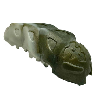Bionicle Rahkshi Kraata Stage 1 with Marbled Pattern, Part# kraata1 Part LEGO® Pearl Dark Gray Head (Light Gray Tail)