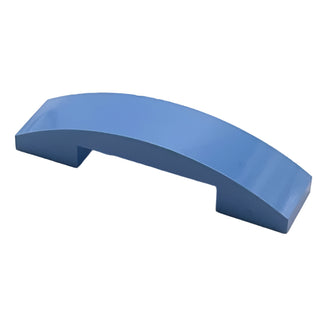 Slope, Curved 4 x 1 x 2/3 Double, Part# 93273 Part LEGO® Bright Light Blue 1 Part