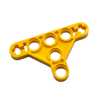 Technic, Liftarm, Modified Triangle Thin 3x5 with Short Supports, Part# 99773 Part LEGO® Yellow