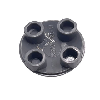 Plate, Round 2x2 with Rounded Bottom (Boat Stud), Part# 2654 Part LEGO® Dark Bluish Gray