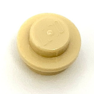 Plate Round 1x1, Part# 4073 Part LEGO® Tan