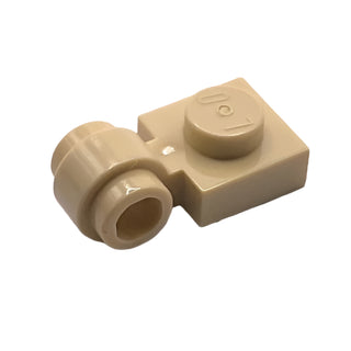 Plate, Modified 1x1 with Light Attachment - Thick Ring, Part# 4081b Part LEGO® Tan