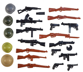 WWII WEAPONS PACK V4 Custom, Accessory Brickarms