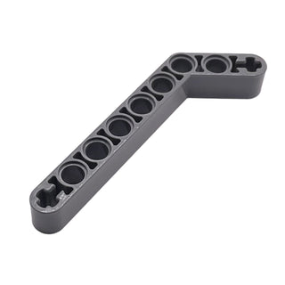 Technic Liftarm, Modified Bent Thick 1x9 (7-3), Part# 32271 Part LEGO® Dark Bluish Gray
