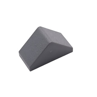 Slope 45 2x1 Double with Bottom Stud Holder, Part# 3044c Part LEGO® Dark Bluish Gray
