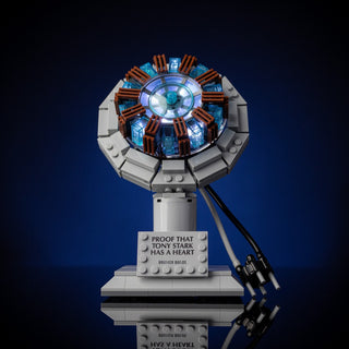 Tony Stark's Arc Reactor Life-Sized Replica Building Kit Bricker Builds