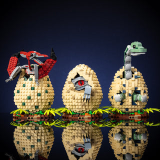 Dinosaur Eggs Wave's 1 & 2 Building Kit Bricker Builds