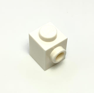 Brick, Modified 1x1 with Stud on Side, Part# 87087 Part LEGO® White  