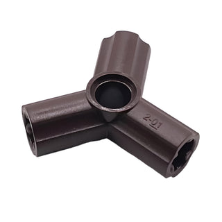 Technic, Axle and Pin Connector Angled Triple - 120 degrees, Part# 10288 Part LEGO® Dark Brown