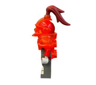 Macy Halbert - Trans-Neon Orange Visor and Armor, nex119 Minifigure LEGO®