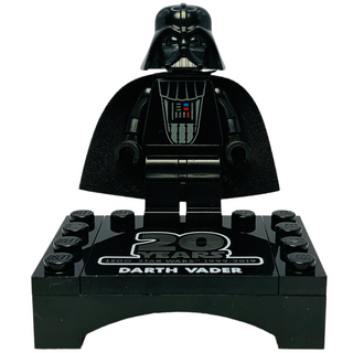 Darth Vader (20th Anniversary Torso), sw1029 Minifigure LEGO® Like New with 20th Anniversary Stand