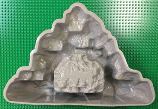 Baseplate, Raised Dragon Cave no Studs, Part# 4110165 Part LEGO®