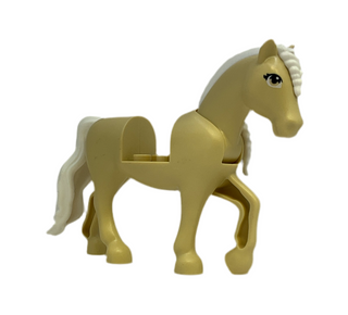 Horse with Molded White Tail, bb1279c02pb02 LEGO® Animals LEGO®