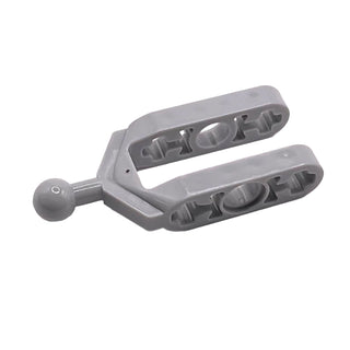 Technic, Steering Knuckle Arm with Tow Ball, Part# 6572 Part LEGO® Light Bluish Gray