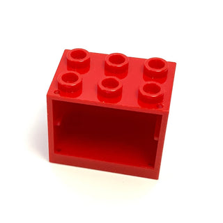 Container, Cupboard 2x3x2 (Hollow Studs), Part# 4532b Part LEGO® Red  