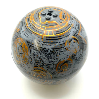 Cylinder Hemisphere 11x11 (Planet Coruscant), Part# 98107pb05 + 98107pb05 Part LEGO®