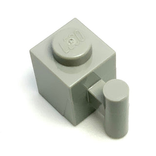 Brick, Modified 1x1 with Bar Handle, Part# 2921 Part LEGO® Light Gray