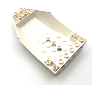 Cockpit 10x6x2 Curved, Part# 47406 Part LEGO® White