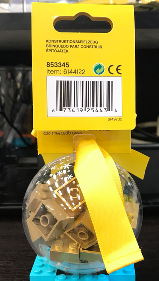 Holiday Ornament with Gold Bricks, 853345 Building Kit LEGO®