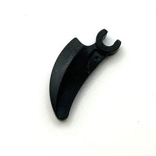 Barb/Claw/Horn/Tooth with Clip, Curved, Part# 16770 Part LEGO® Black  