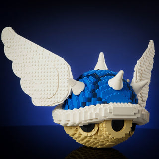 Life-Sized Blue Shell Building Kit Bricker Builds