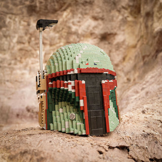 Boba's Life-Sized Helmet Building Kit Bricker Builds