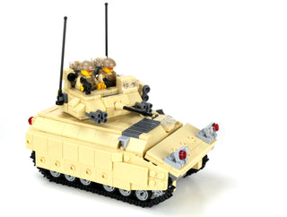Army M2 Bradley Fighting Tank IFV Building Kit Battle Brick