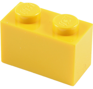 Brick 1x2, Part# 3004 and 3065 Part LEGO® Yellow 1 Part