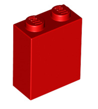 Brick 1x2x2 with Inside Stud Holder, Part# 3245c Part LEGO® Red  
