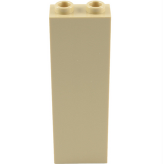 Brick 1x2x5 - Blocked Open Studs or Hollow Studs, Part# 2454 Part LEGO® Tan 1 Part