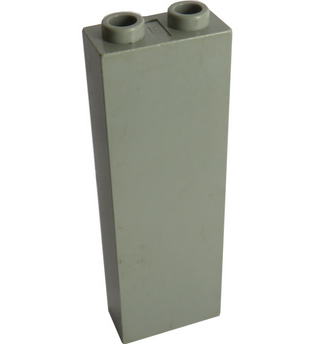 Brick 1x2x5 without Side Supports, Part# 46212 Part LEGO® Light Gray  
