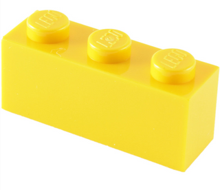 Brick 1x3, Part# 3622 Part LEGO® Yellow  