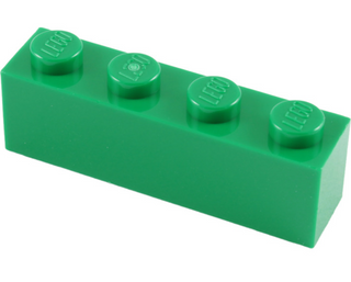 Brick 1x4, Part# 3010 Part LEGO® Green  