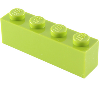 Brick 1x4, Part# 3010 Part LEGO® Lime