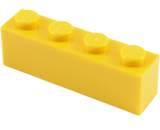 Brick 1x4, Part# 3010 Part LEGO® Yellow  