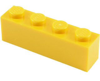 Brick 1x4, Part# 3010 Part LEGO® Yellow