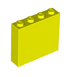 Brick 1x4x3, Part# 49311 Part LEGO® Neon Yellow  