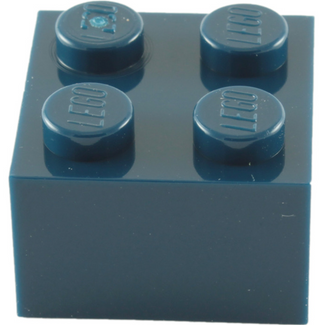 Brick 2x2, Part# 3003 Part LEGO® Dark Blue 1 Part