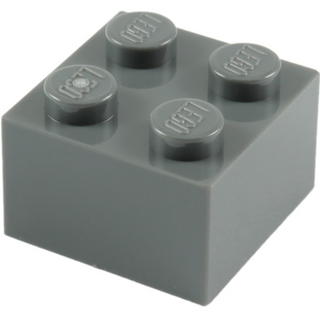 Brick 2x2, Part# 3003 Part LEGO® Dark Bluish Gray  