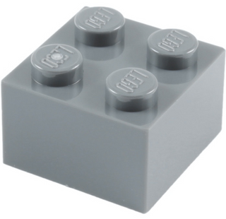 Brick 2x2, Part# 3003 Part LEGO® Light Bluish Gray  