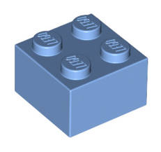 Brick 2x2, Part# 3003 Part LEGO® Medium Blue  