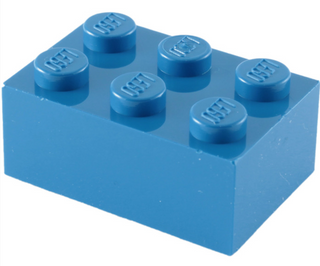 Brick 2x3, Part# 3002 Part LEGO® Blue  