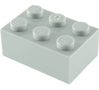 Brick 2x3, Part# 3002 Part LEGO® Light Bluish Gray  