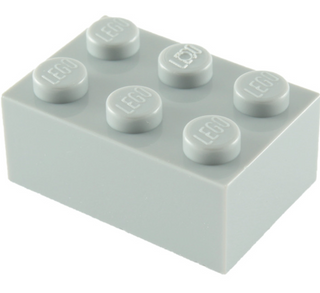 Brick 2x3, Part# 3002 Part LEGO® Light Bluish Gray