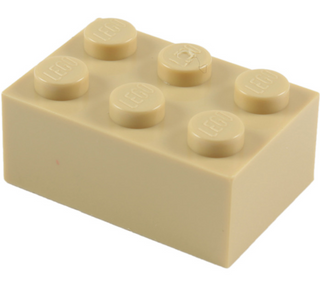 Brick 2x3, Part# 3002 Part LEGO® Tan  