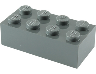 Brick 2x4, Part# 3001 Part LEGO® Dark Bluish Gray 1 Part