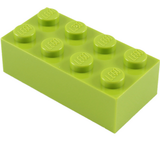 Brick 2x4, Part# 3001 Part LEGO® Lime  