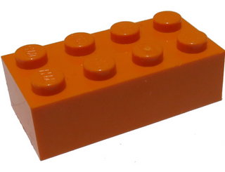 Brick 2x4, Part# 3001 Part LEGO® Orange  
